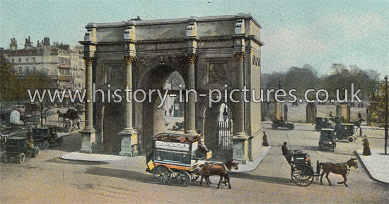 Marble Arch, London, c.1910.
